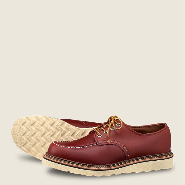 Red Wing Oxford Classic - Russet Portage Læder - Burgunder - Herre 2159-WGQIZ